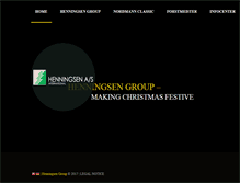 Tablet Screenshot of henningsen-group.com